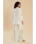Offwhite Kimono Tropical
