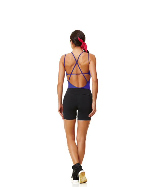 Short Sportivi Neri Bimateriali - Short New...