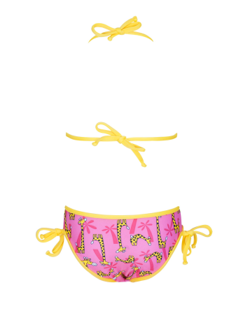 Roze Babyzwempakje Met Giraffenmotief - Girafinhas 2