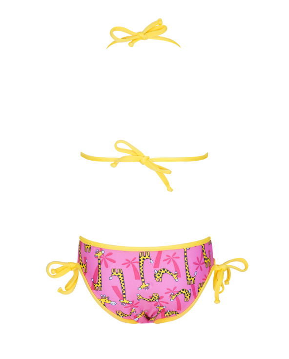 Rosa Baby-Badeanzug Mit Giraffen-Motiv -...