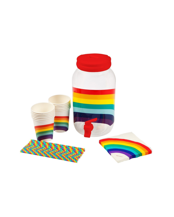 Rainbow Drink Dispenser Kit - Drink Party Kit...