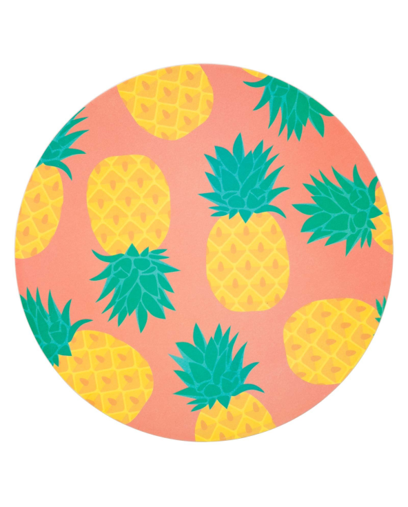 Ananas Motıfli Bambu Elyafı Tepsi - Eco Serving...
