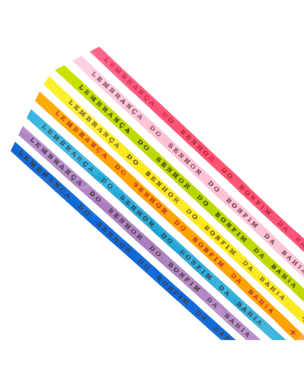 Lote De 8 Fitas-Pulseiras Coloridas, Bonfim -...
