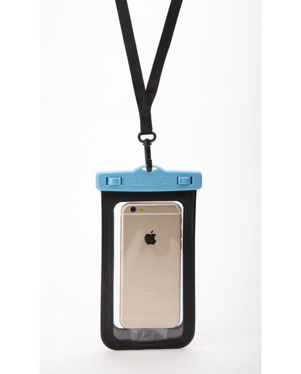 Funda Impermeable Para Smartphone Azul -...