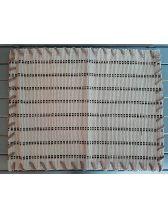 Beige Puuvillapohjallinen Pyötäliina, Kiiltävät Langat -... 2