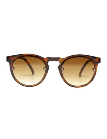 Brown Sunglasses With Silver Rivets - Ruth Ecailles Marron