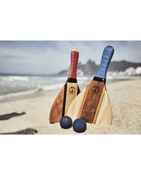 Trancoso-Beach Bat Set Red
