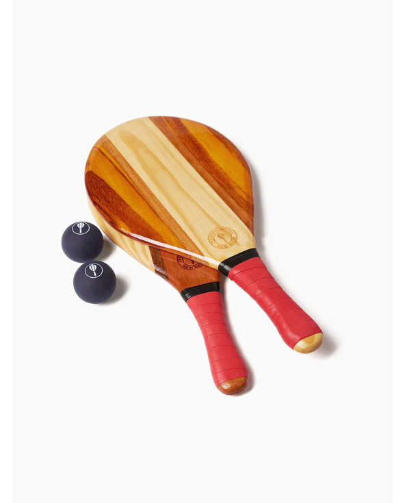 Trancoso-Beach Bat Set Red