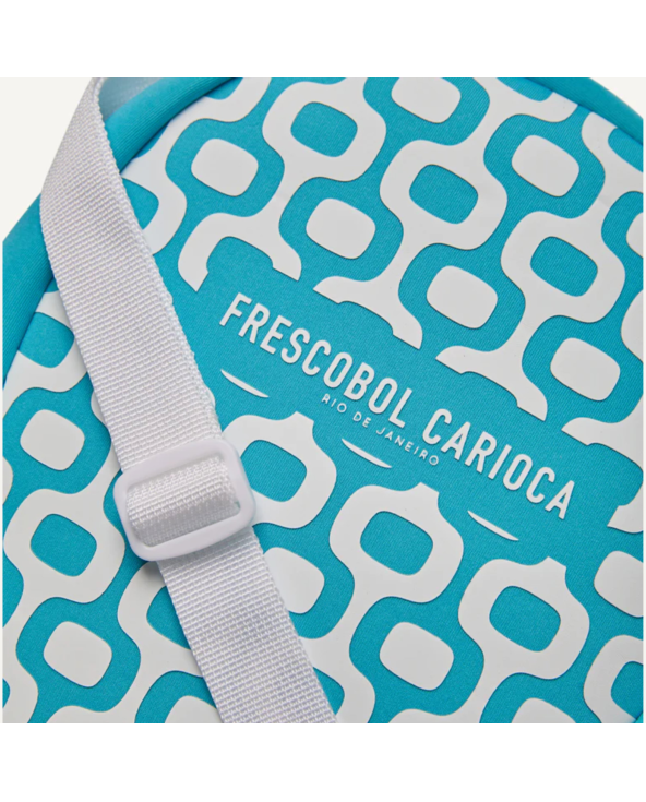 Funda Raqueta Frescobol Azul Con Estampado...