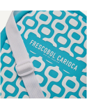 Funda Raqueta Frescobol Azul Con Estampado Geométrico - Ipanema Neoprene Bat Case Sky Blue
