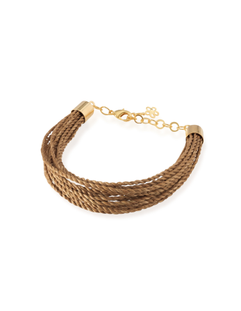 Multi-Strand Golden Grass Bracelet - Youna