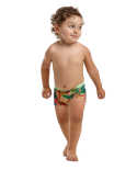 Colorful Tropical Baby Boy Swim Trunks - Bottom John Manga Longa Baby Maresia