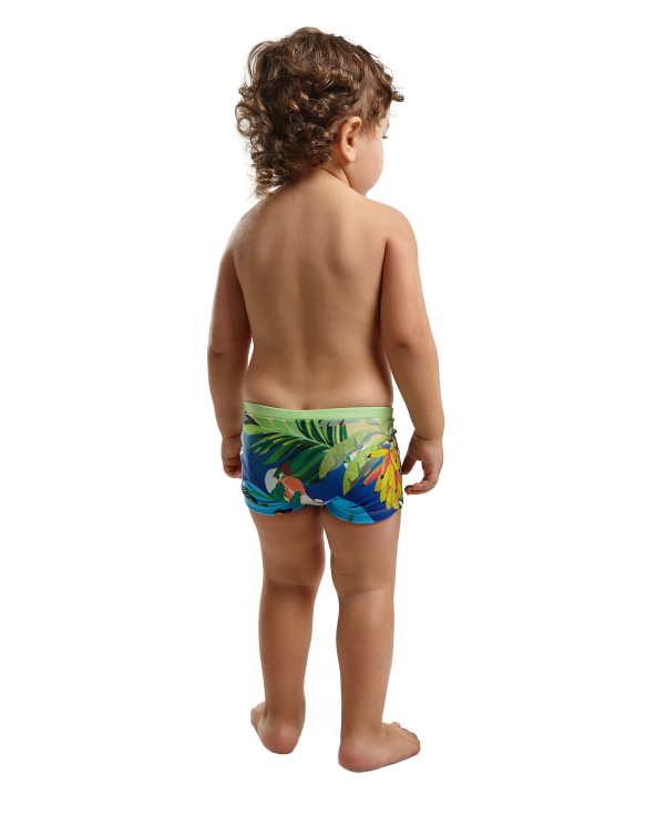 Boxer De Bain Bébé Garçon Tropical Coloré -...