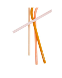 Set Van 4 Kleurige Herbruikbare Siliconen Rietjes - M Straws Multi S4