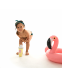 Printed Swim Nappy And Head Band - Luce Baby
