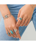 Cuff Goldville Silver Hipanema