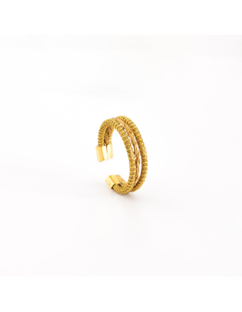 Adjustable Ring With Braid Detail An-06