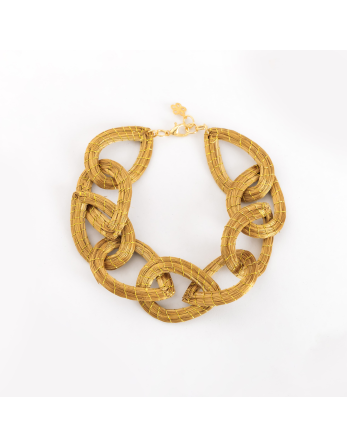 Bracelet With Interwoven Drops Pl-12