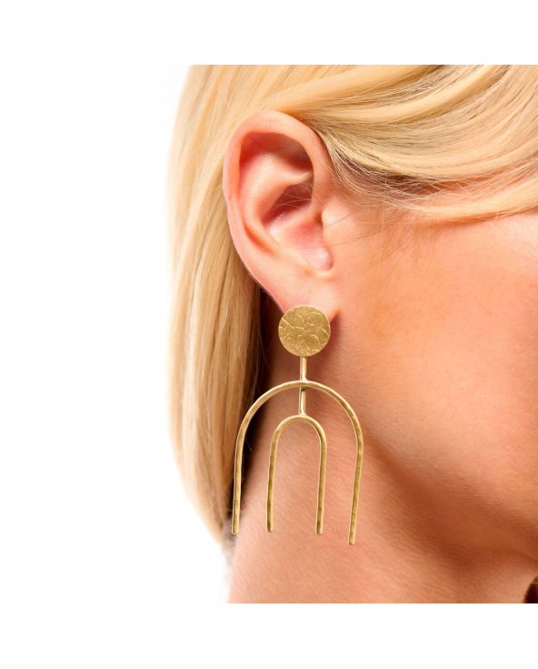 Earrings Kaldera Gold Hipenema