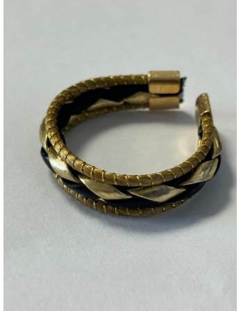 Adjustable Ring In Synt. Leather An-07