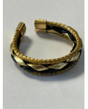 Adjustable Ring In Synt. Leather An-07