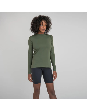 Longsleeve Uvpro Fem Verde Militar Upf50+ 2