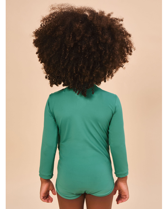 Baby Longsleeve Swimsuit Deep Sea Upf50+