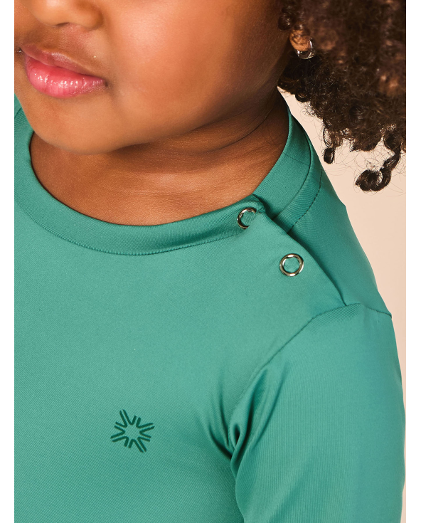 Baby Longsleeve Swimsuit Deep Sea Upf50+