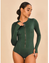Swimsuit Macae Green Cactus Upf50+