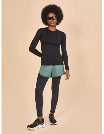 Longsleeve Fem Skin Infratherm Preto Upf50+ 2