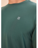Longsleeve New Fit Textura Masc Verde Jade Upf50+