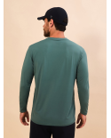 Longsleeve New Fit Textura Masc Verde Jade Upf50+