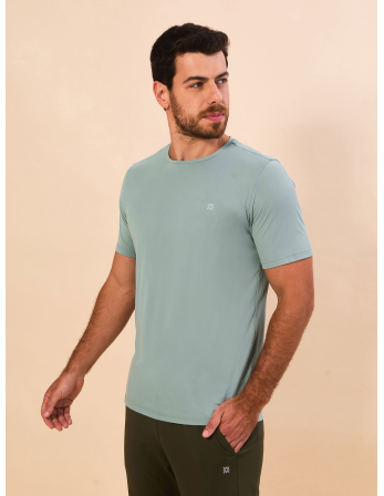 T-Shirt New Fit Masc Verde Agua Upf50+ 2