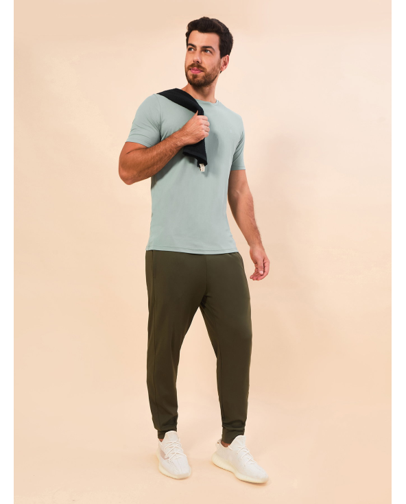 T-Shirt New Fit Masc Verde Agua Upf50+