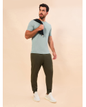 T-Shirt New Fit Masc Verde Agua Upf50+