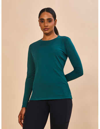Longsleeve Fem New Fit Petroleo Upf50+