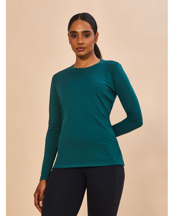 Longsleeve Fem New Fit Petroleo Upf50+