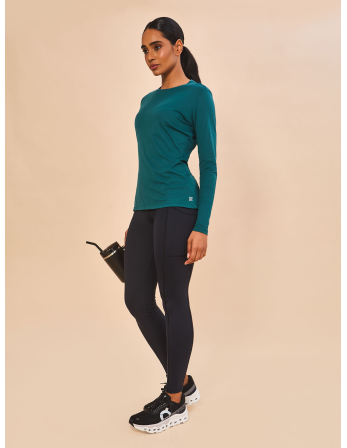 Longsleeve Fem New Fit Petroleo Upf50+ 2