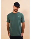 T-Shirt New Fit Textura Masc Verde Jade Upf50+