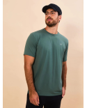 T-Shirt New Fit Textura Masc Verde Jade Upf50+