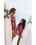 Swimsuit Girl Marcela Fuchsia White Upf50+