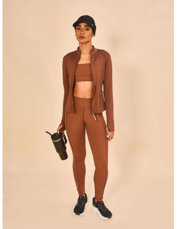 Legging Fit Aspen Brown Upf50+ 2