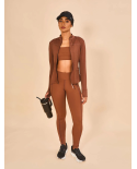 Legging Fit Aspen Brown Upf50+
