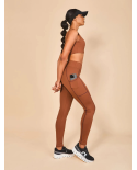 Legging Fit Aspen Brown Upf50+
