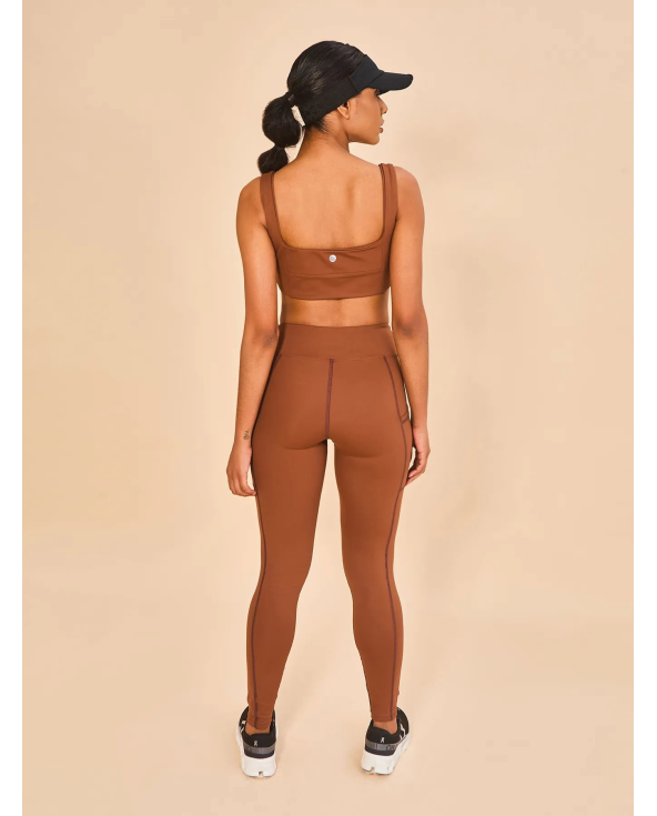 Legging Fit Aspen Brown Upf50+