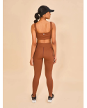 Legging Fit Aspen Brown Upf50+
