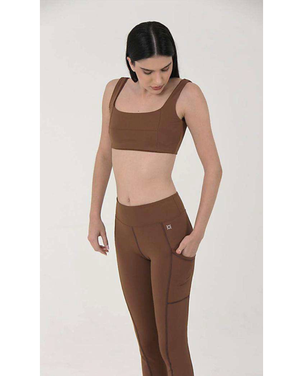 Legging Fit Aspen Brown Upf50+
