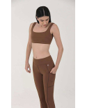 Legging Fit Aspen Brown Upf50+