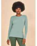 Longsleeve Fem New Fit Verde Agua Upf50+