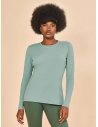Longsleeve Fem New Fit Verde Agua Upf50+
